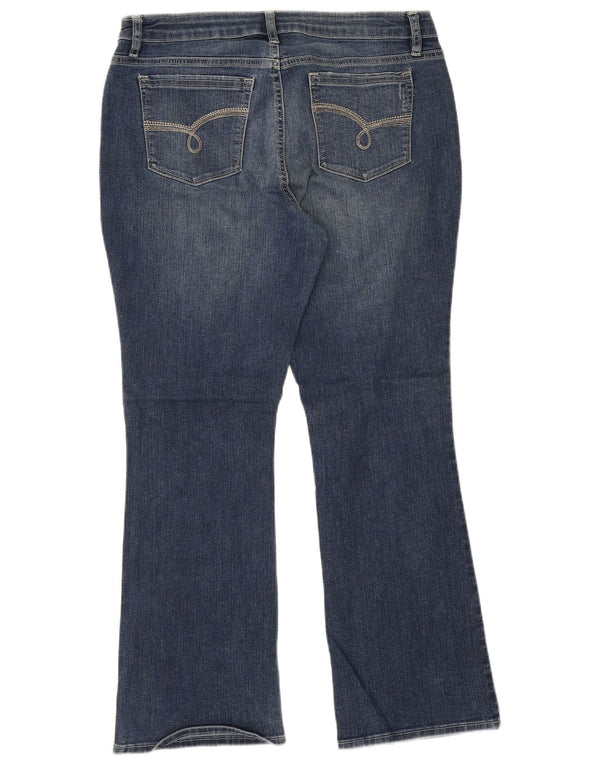 Женские джинсы Lee Riders со средней посадкой, США 14, XL, W34, L28, синий хлопок