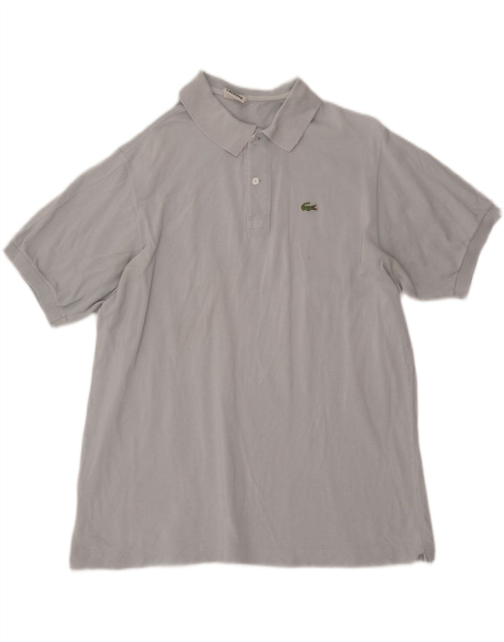 LACOSTE Mens Polo Shirt Size 6 XL Blue Cotton Vintage Lacoste and Second-Hand Lacoste from Messina Hembry 