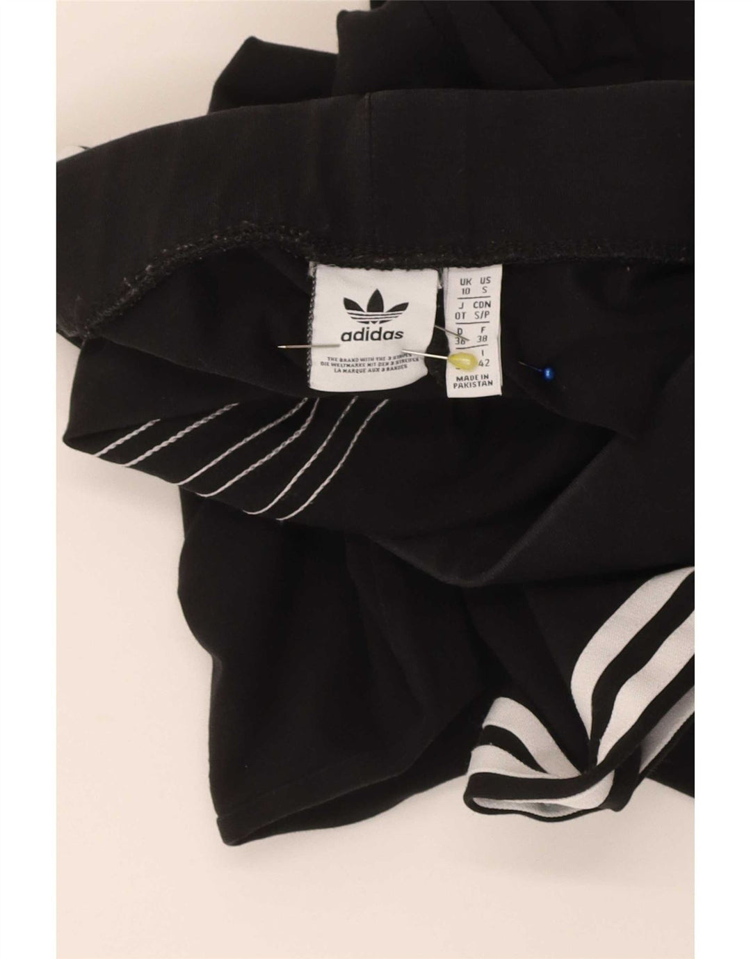 Женские леггинсы Adidas UK 10, маленькие, черные
