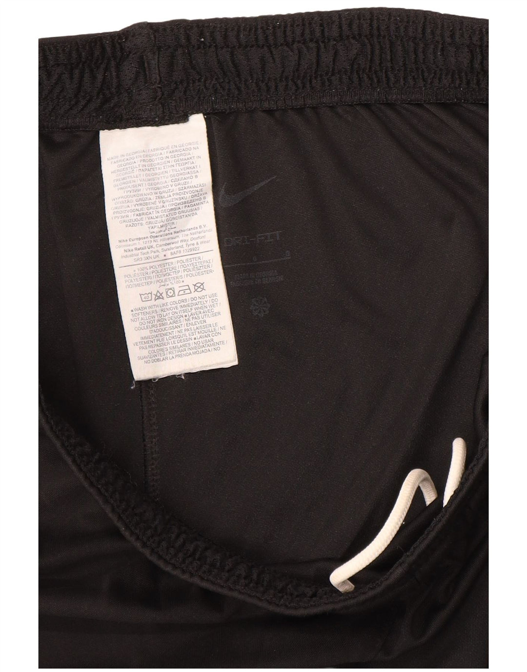 Мужские спортивные шорты Nike Dri Fit, большие черные, полиэстер
