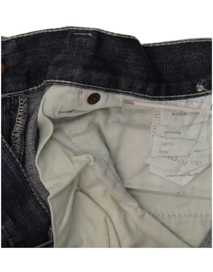 Женские джинсы Bootcut Mustang W35 L32, темно-синий, хлопок