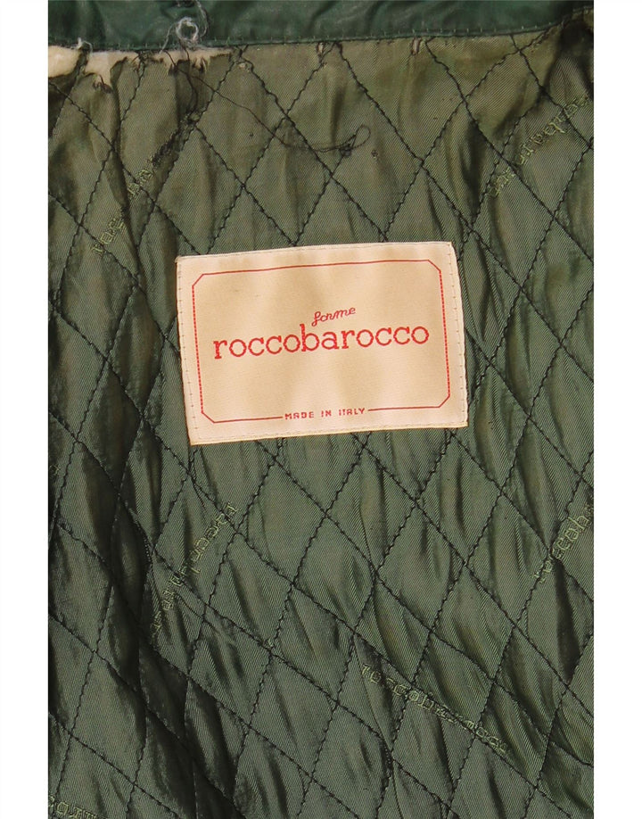 ROCCOBAROCCO Женское пальто UK 18 XL Зеленый