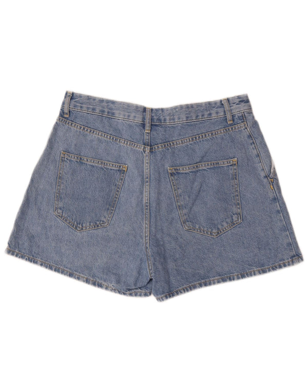 Женские джинсовые шорты Zara Medium W30, синие, хлопок