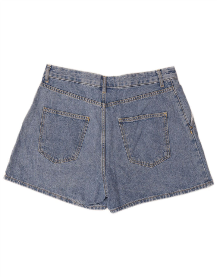 Женские джинсовые шорты Zara Medium W30, синие, хлопок