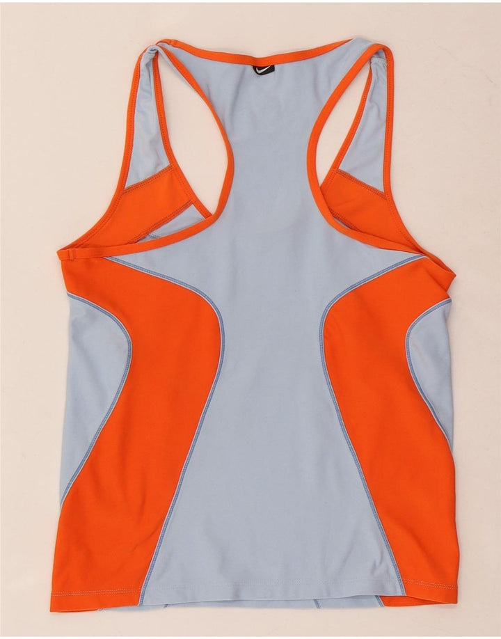 Женский жилет Nike Dri Fit, США, 8/10, средний синий, цветной блок