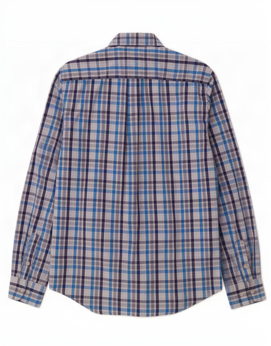 Мужская рубашка Tommy Hilfiger, маленькая синяя клетка, хлопок