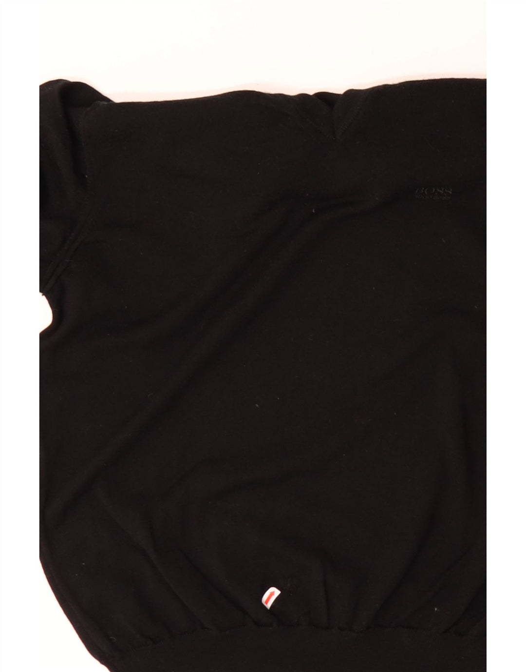 Мужской джемпер с v-образным вырезом HUGO BOSS, средний черный