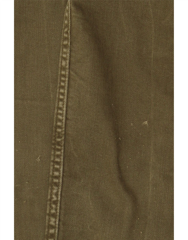 Женские джинсы узкого кроя Zara EU 40 Medium W30 L27 Хаки с цветными блоками