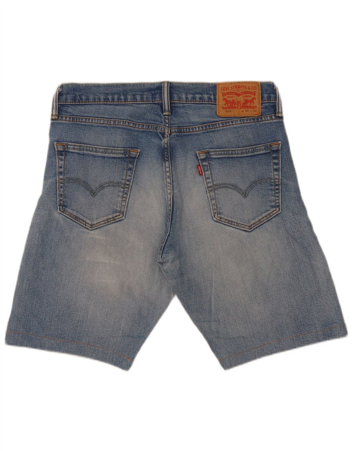 Мужские джинсовые шорты Levi's 504 W30 средние синие