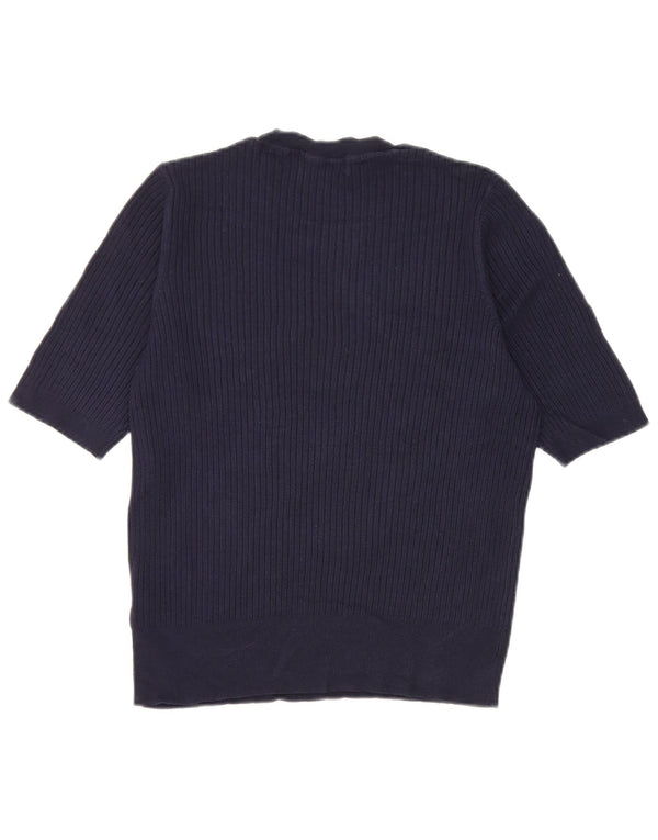 Женская футболка Marks & Spencer Top UK 14 Medium Navy Blue Вискоза