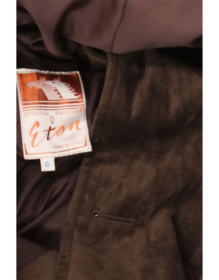 Мужской плащ Eton IT 48 Medium Brown