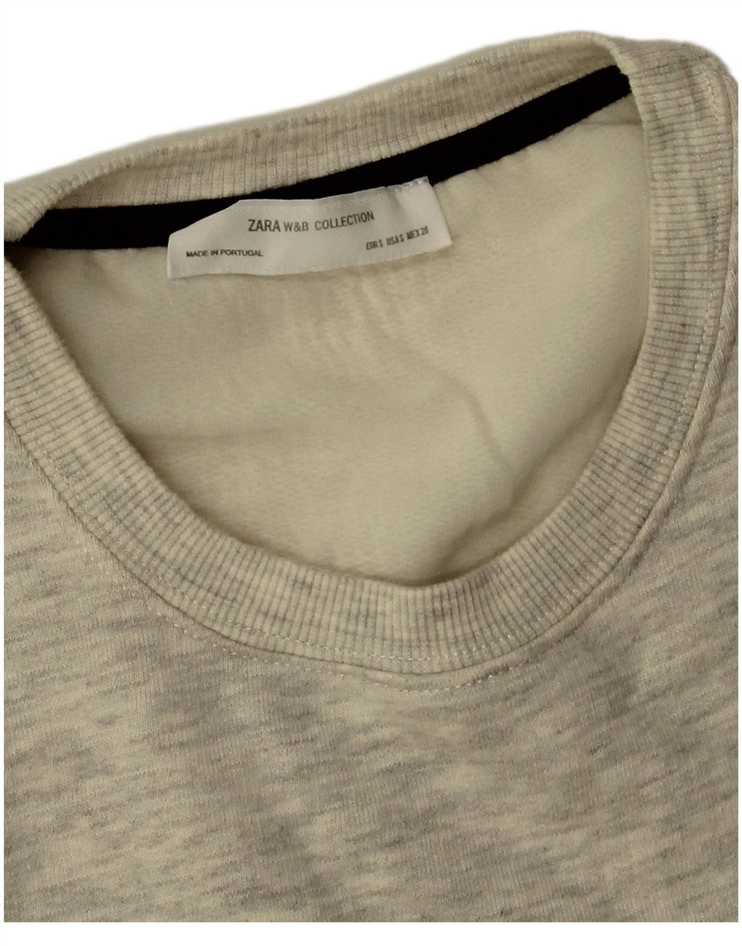 Женское платье-туника Zara UK 10, маленький серый полиэстер с крапинками