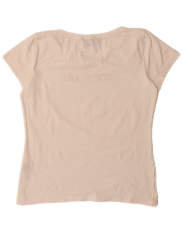 Женская футболка с рисунком Gant Top UK 20 2XL, белый хлопок