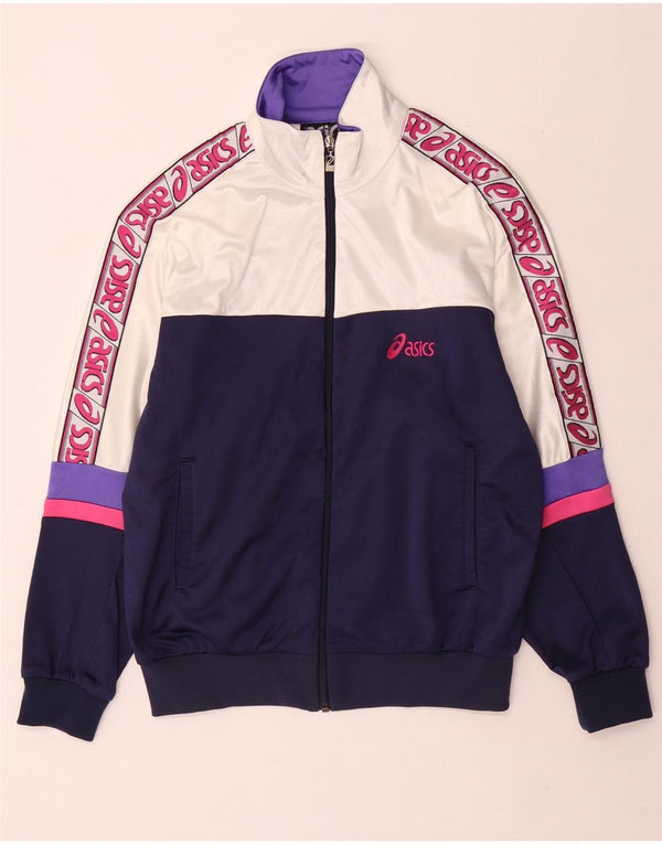 Женский спортивный костюм ASICS с графическим рисунком IT 48 XL, белый с цветными блоками