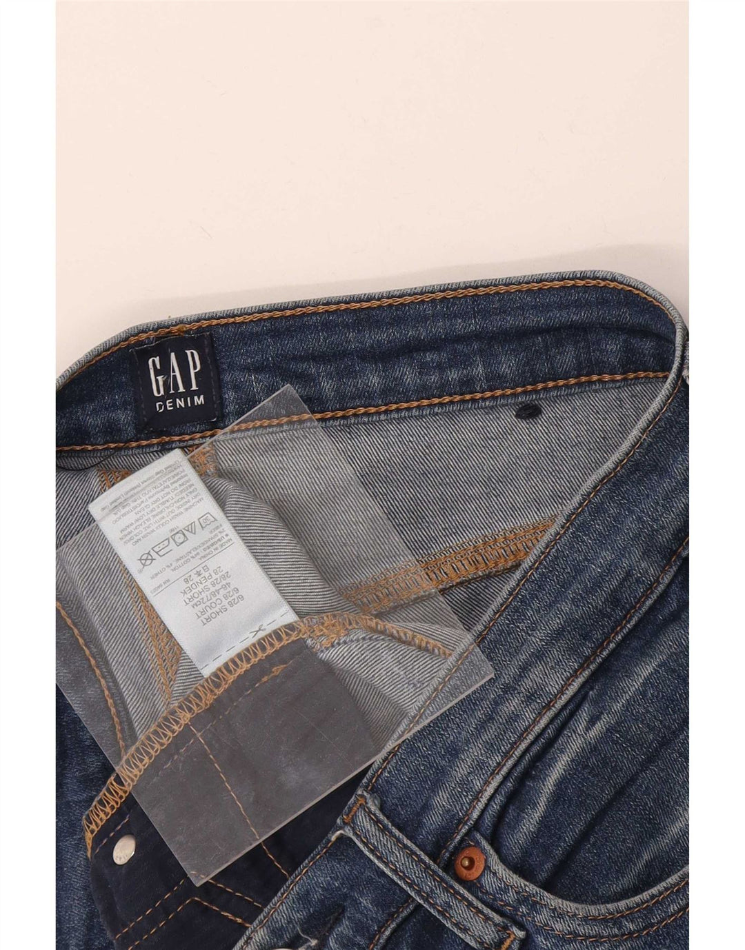 Женские узкие джинсы Gap W28 L28, синие, хлопок