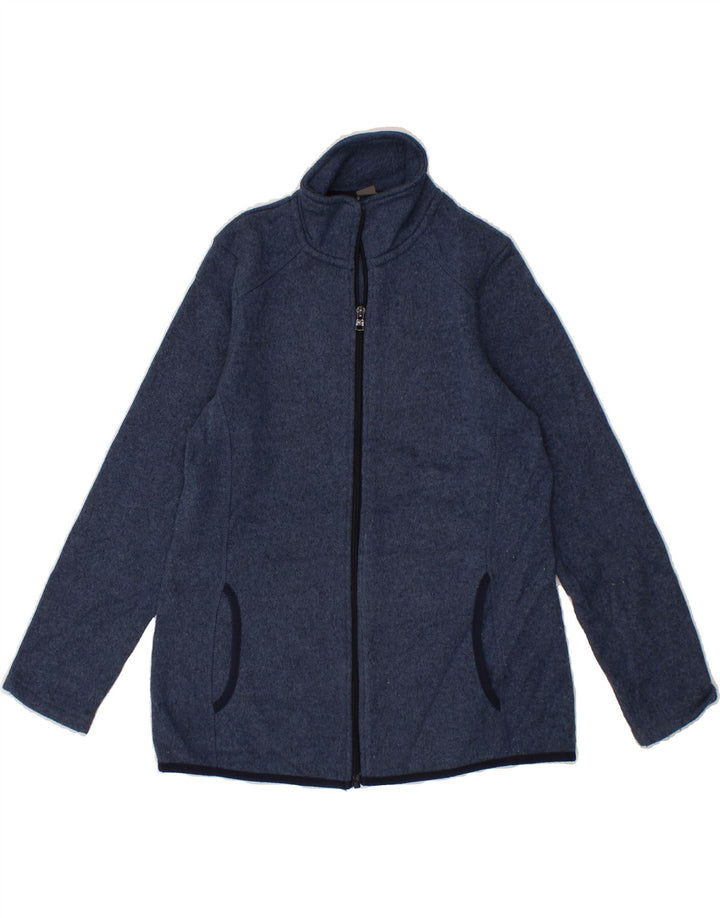 EDDIE BAUER Womens Tracksuit Top Jacket UK 10 Small Navy Blue Polyester Vintage Eddie Bauer and Second-Hand Eddie Bauer from Messina Hembry 