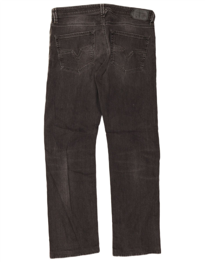 Мужские прямые джинсы Diesel Larkee Regular W34 L32, серый хлопок