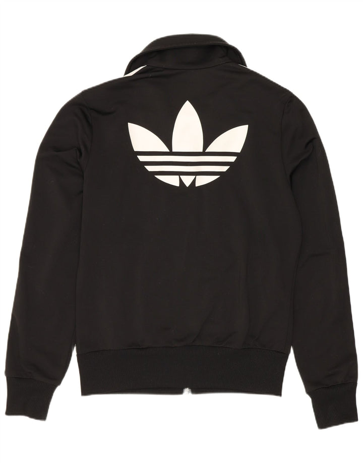 Женский спортивный костюм Adidas с графическим рисунком, верхняя куртка EU 38, маленький черный полиэстер