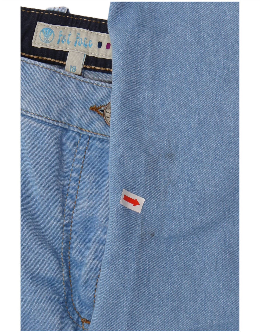 Женские укороченные джинсы FAT FACE UK 18 XL W36 L22 Синие хлопковые