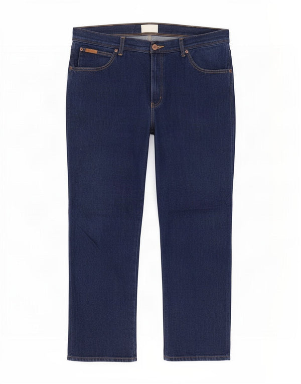Мужские прямые джинсы Wrangler Texas W40 L30 темно-синие, хлопок