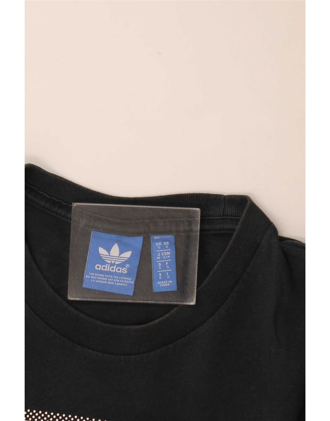 Мужская футболка с рисунком Adidas Top Small Black