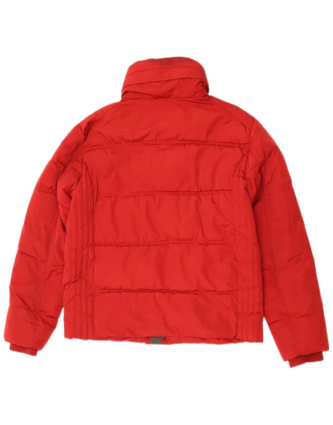 Мужская стеганая куртка с капюшоном Zara UK 44 2XL, красный полиэстер