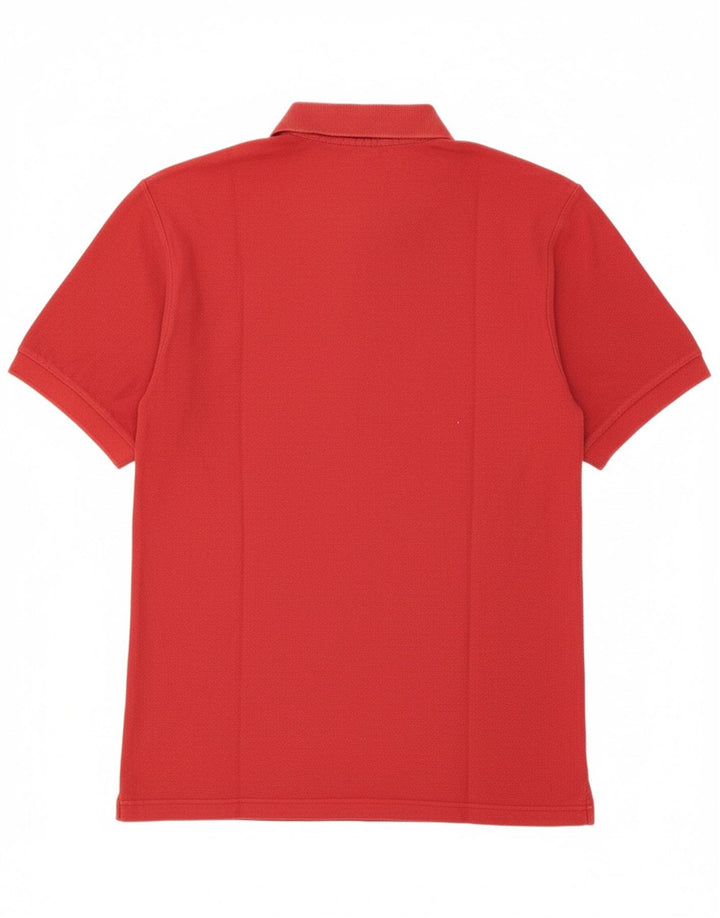 FILA Mens Polo Shirt Medium Red Cotton Vintage Fila and Second-Hand Fila from Messina Hembry 