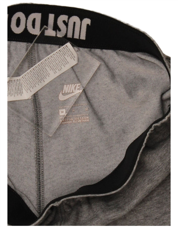 Женские леггинсы с рисунком Nike UK 12, хлопок среднего серого цвета с крапинками