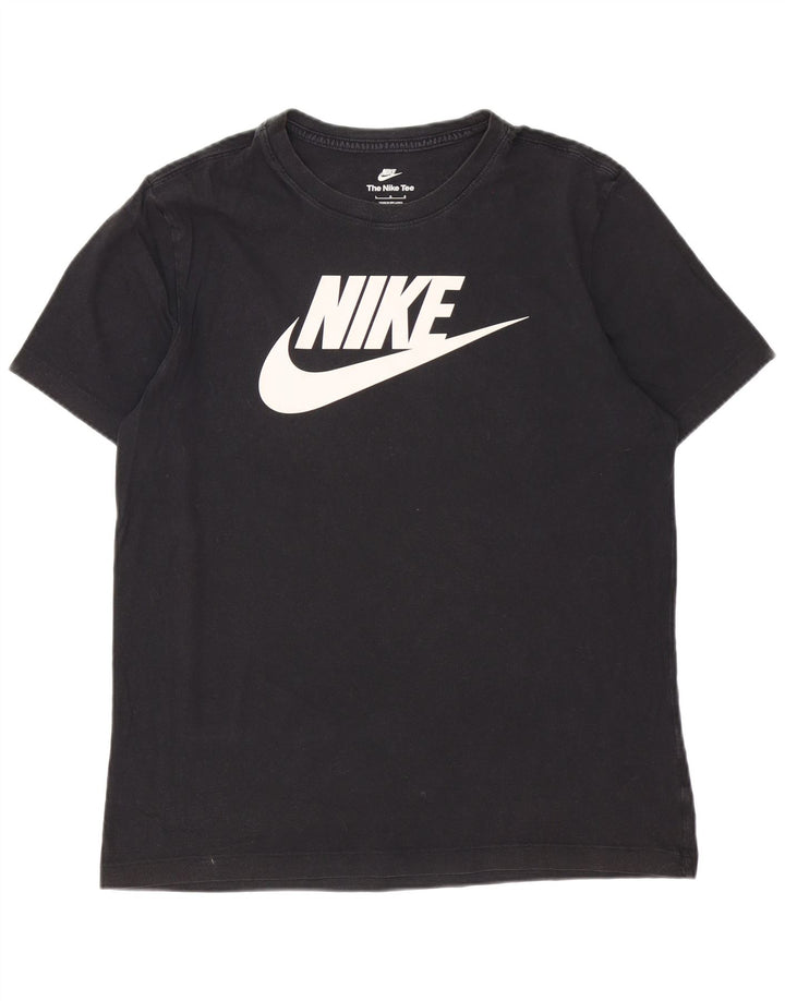 Мужская футболка с рисунком Nike, большая черная
