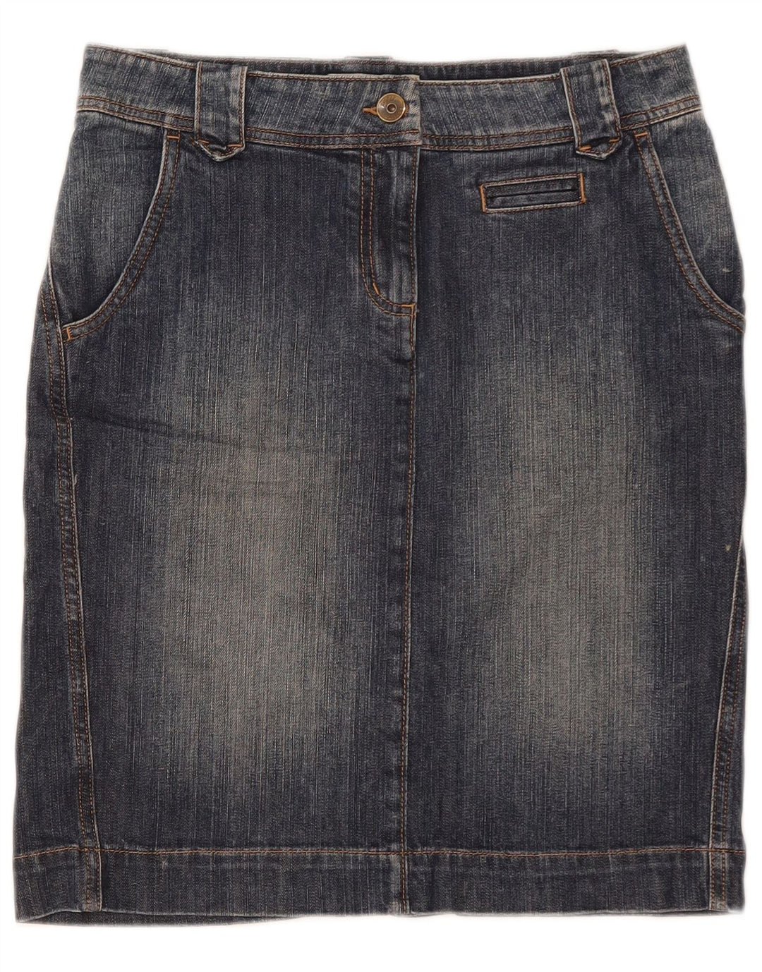 Юбка женская джинсовая Henry Cottons IT 42 Medium W30 Синяя хлопковая
