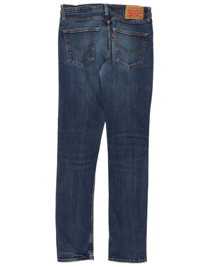 Мужские джинсы Levi's 511 Slim W32 L34 Темно-синие, хлопок