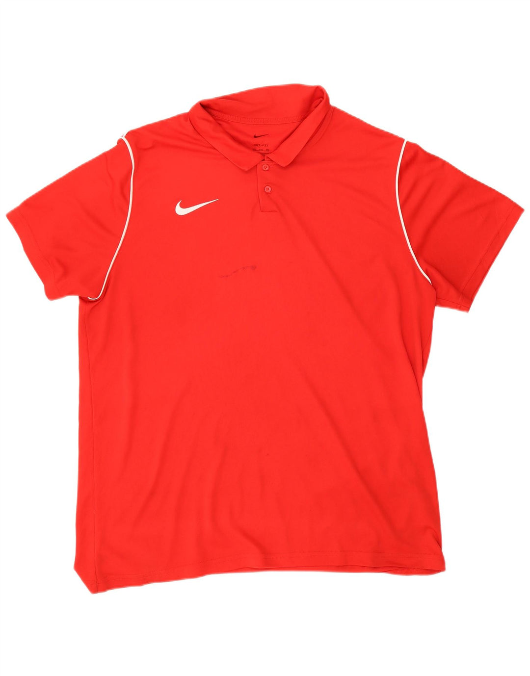 Мужская рубашка-поло Nike Dri Fit 2XL, красный полиэстер