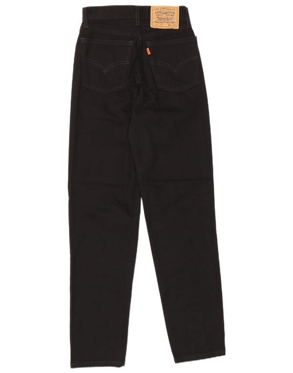 Женские зауженные джинсы Levi's 891 W26 L30, черный хлопок