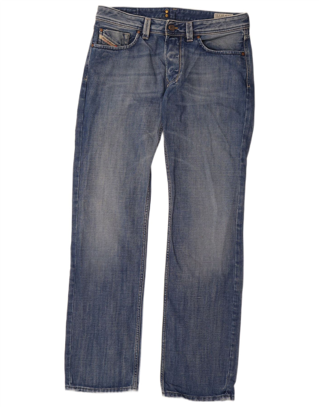 Мужские прямые джинсы Diesel Larkee W32 L34, синий хлопок