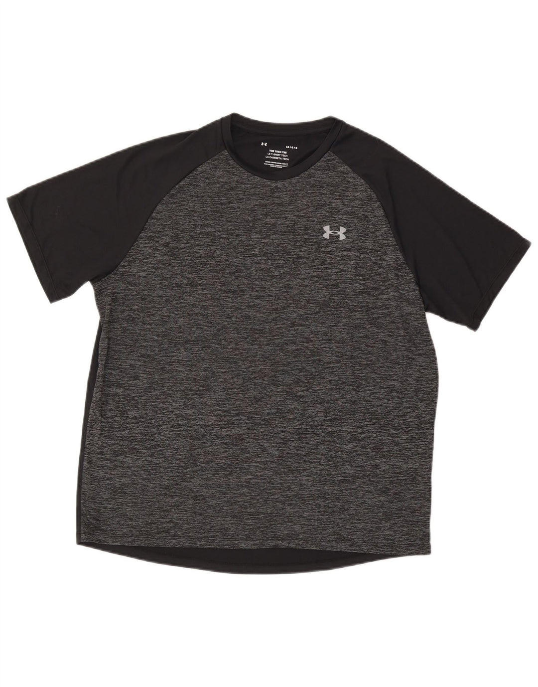 Мужская футболка Under Armour, большая серая в крапинку
