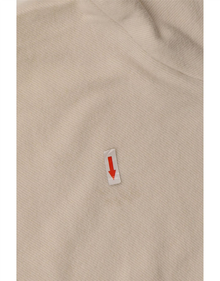 Женский свободный джемпер с круглым вырезом ZARA UK 10, маленький белый