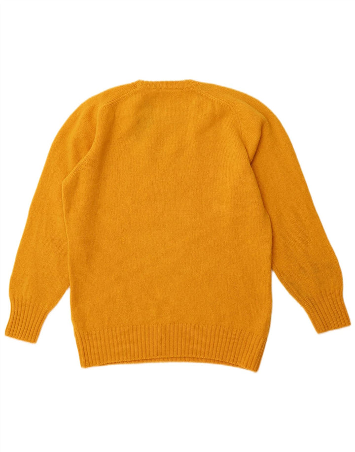 Женский джемпер с круглым вырезом SERGIO TACCHINI UK 14, большой желтый цвет