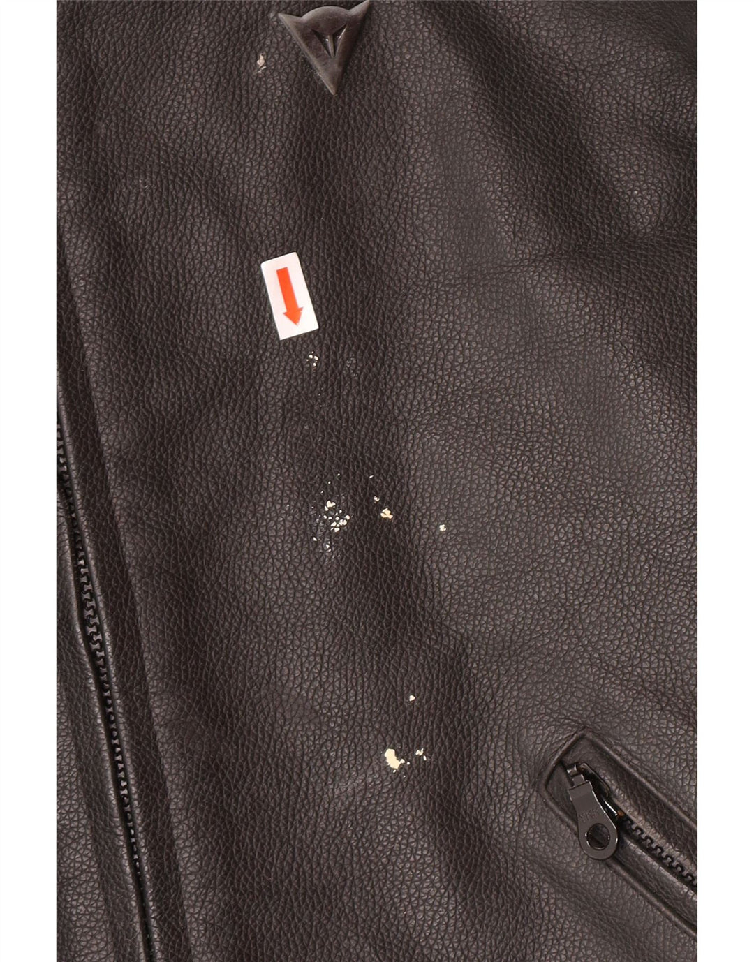 Мужская куртка-гонщик с графическим рисунком DAINESE, размер 54, большая черная кожа с цветными блоками