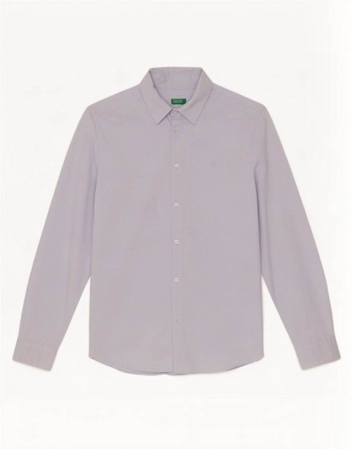 Мужская рубашка Benetton XS синяя