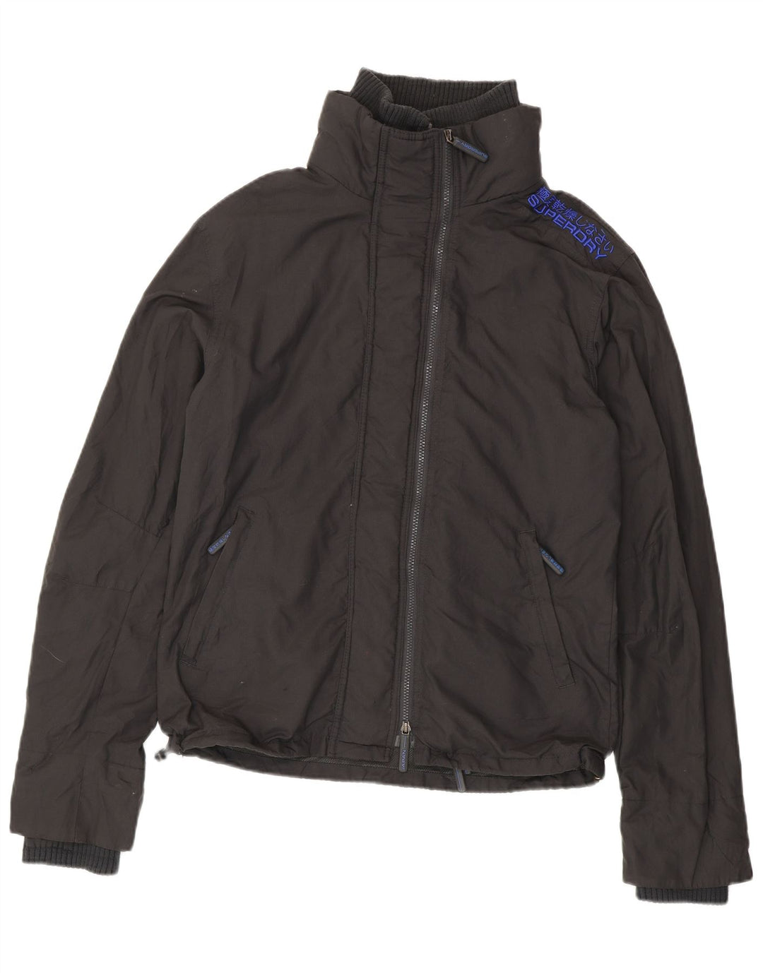 Мужская дождевик Superdry UK 42 XL Серый нейлон