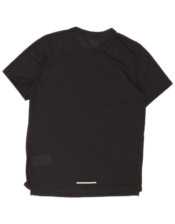 Nike Mens Dri Fit T-Shirt Top Medium Black Polyester