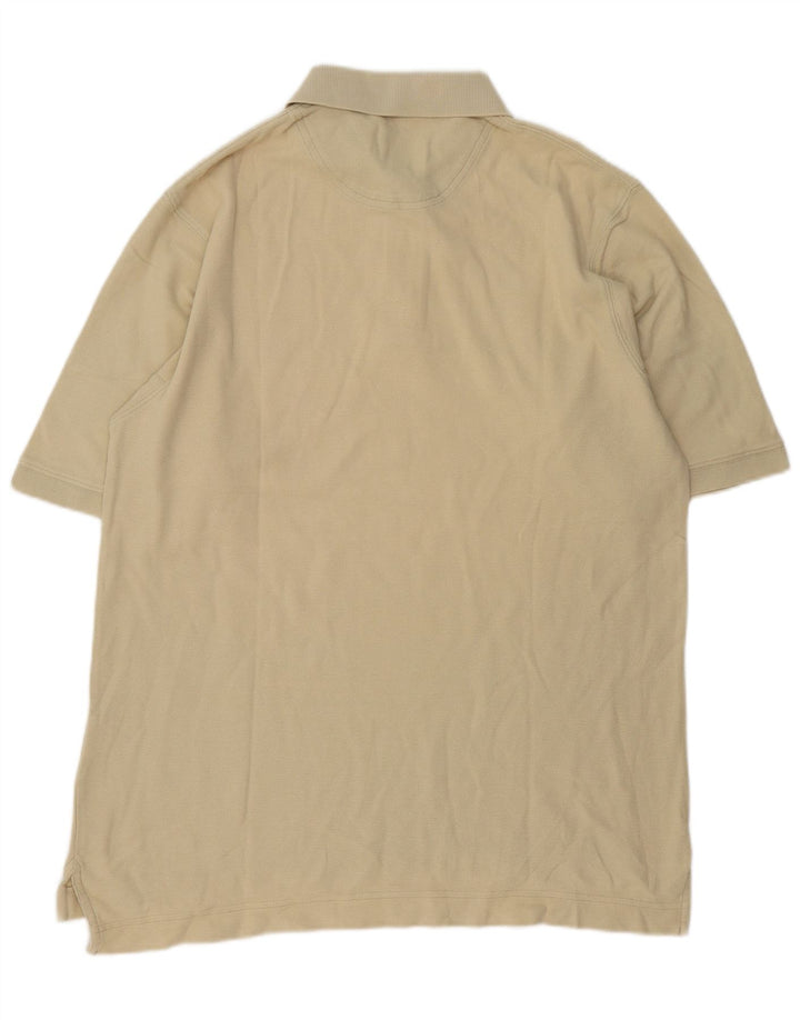 Мужская рубашка-поло Timberland из хлопка белого цвета среднего размера