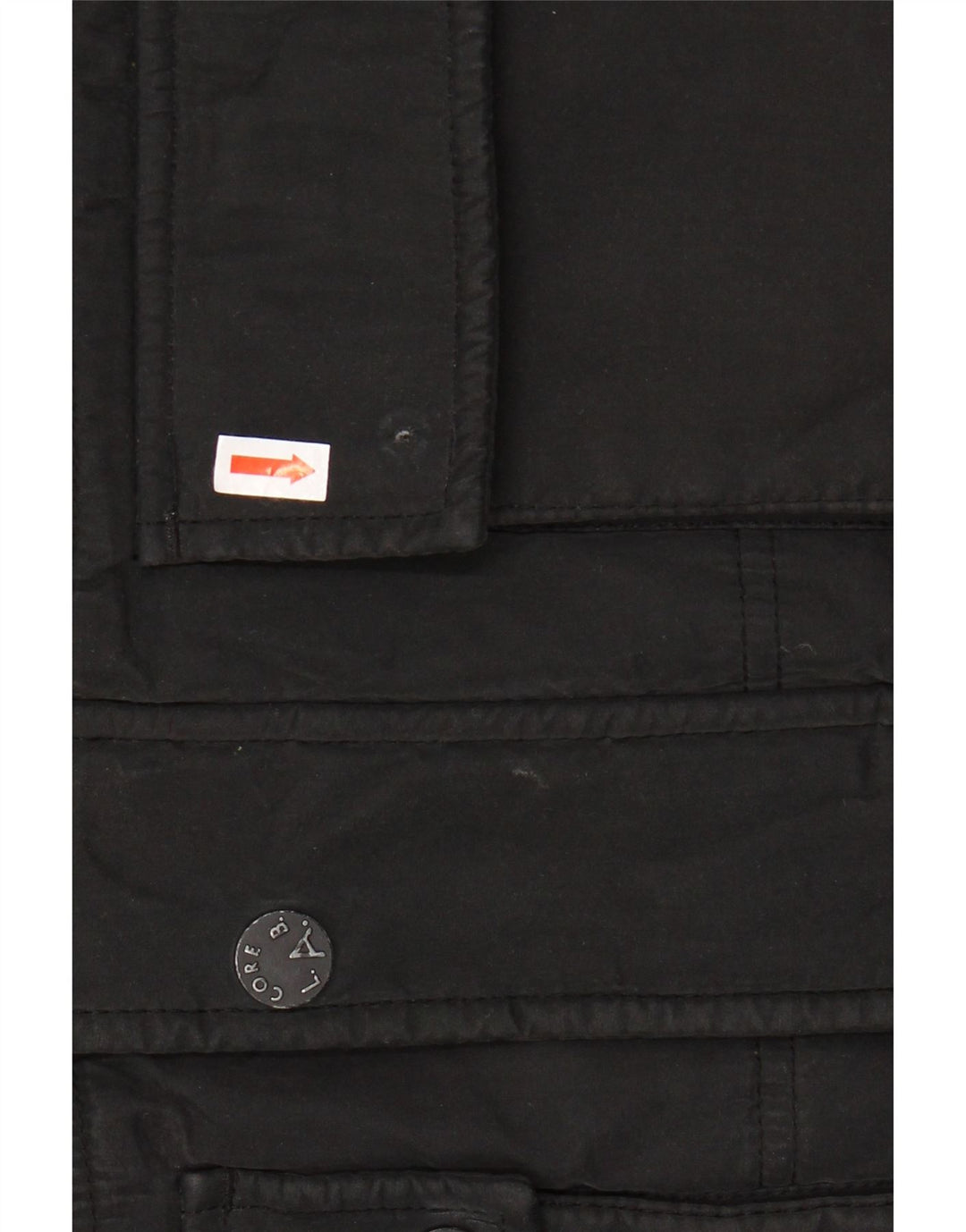 Мужская стеганая куртка JACK & JONES UK 38, средний черный полиэстер