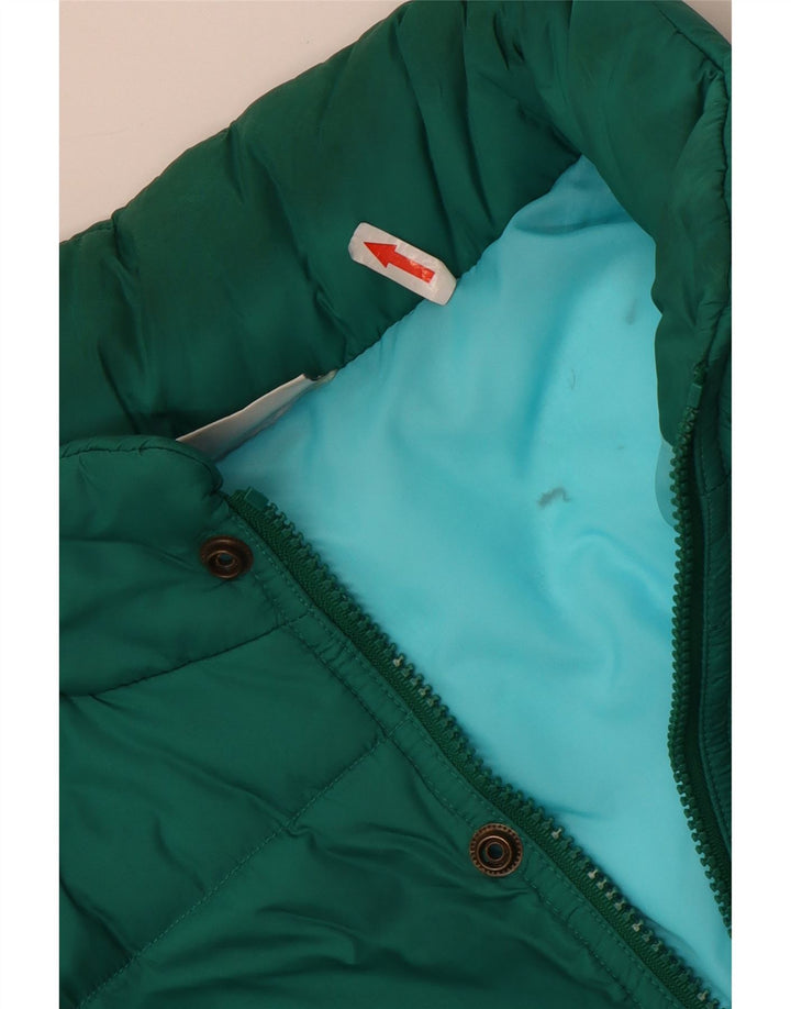 Мужская стеганая куртка Sergio Tacchini UK 40, большая зеленая, полиамид