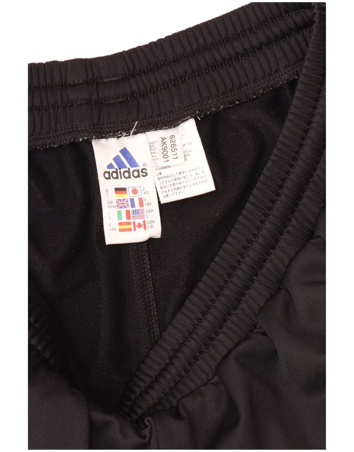 Мужские спортивные брюки Adidas Joggers UK 42/44, большой черный полиэстер
