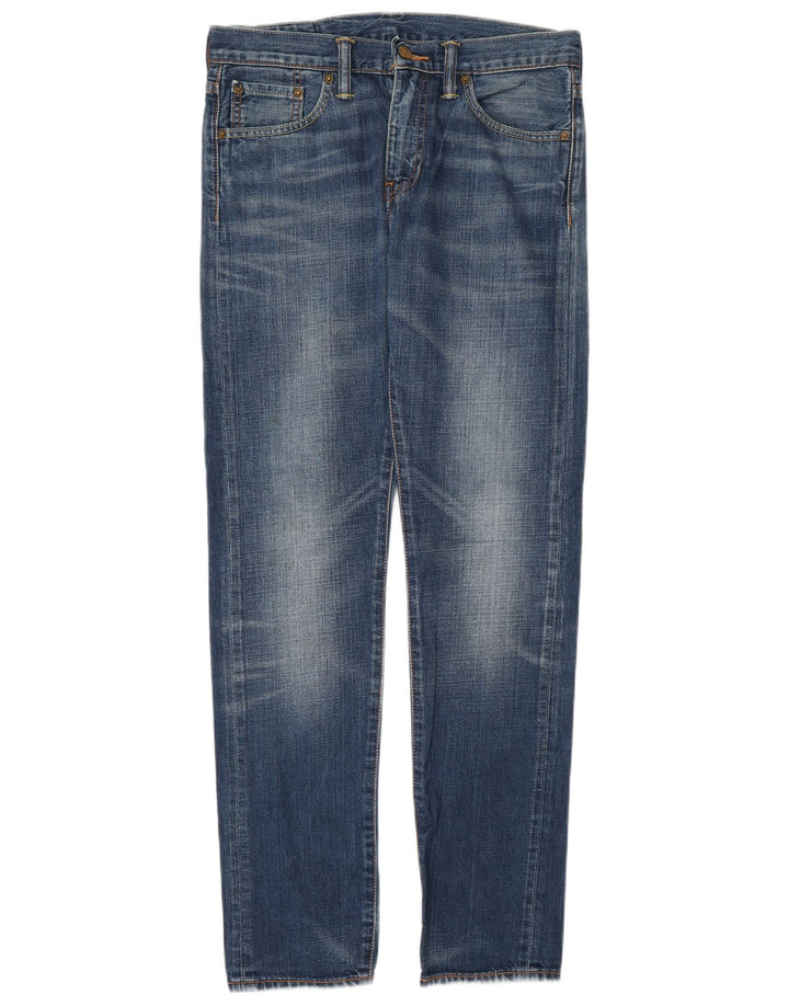 Мужские зауженные джинсы Levi's 508 W29 L32 синие, хлопок