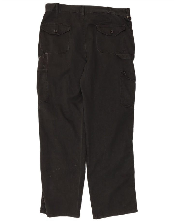 Мужские прямые брюки-карго Dickies Redhawk W36 L30, черный полиэстер