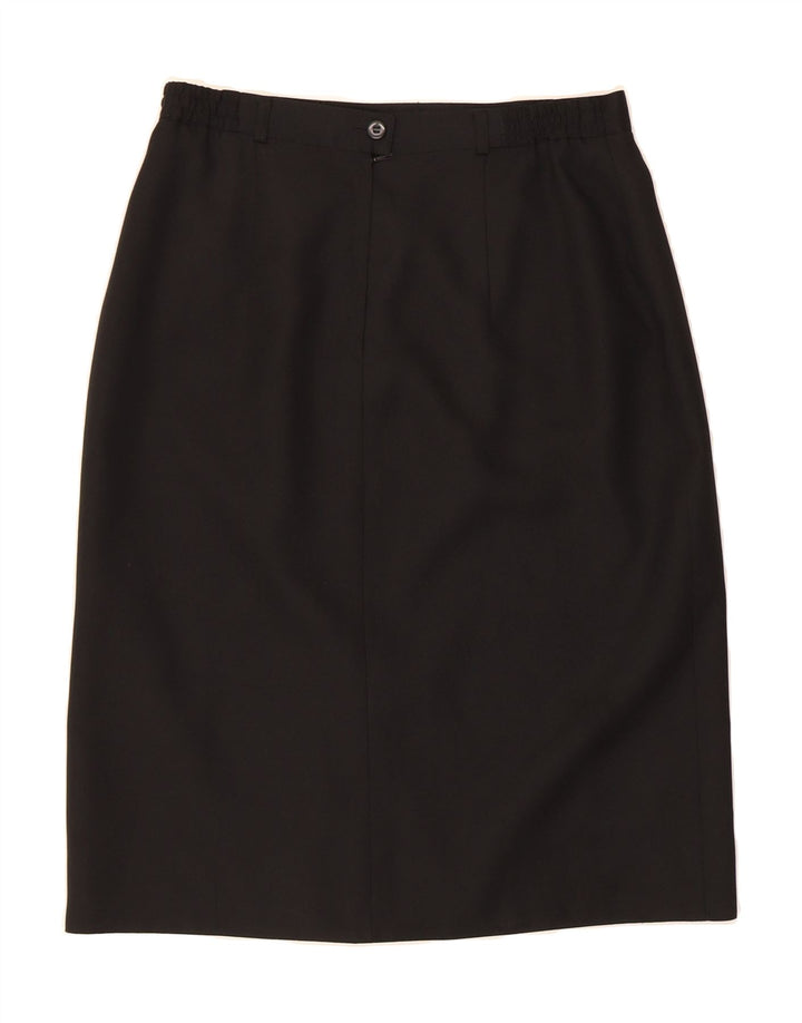 C & A Womens Pencil Skirt UK 16 Large W32 Black Polyester Vintage C & A and Second-Hand C & A from Messina Hembry 