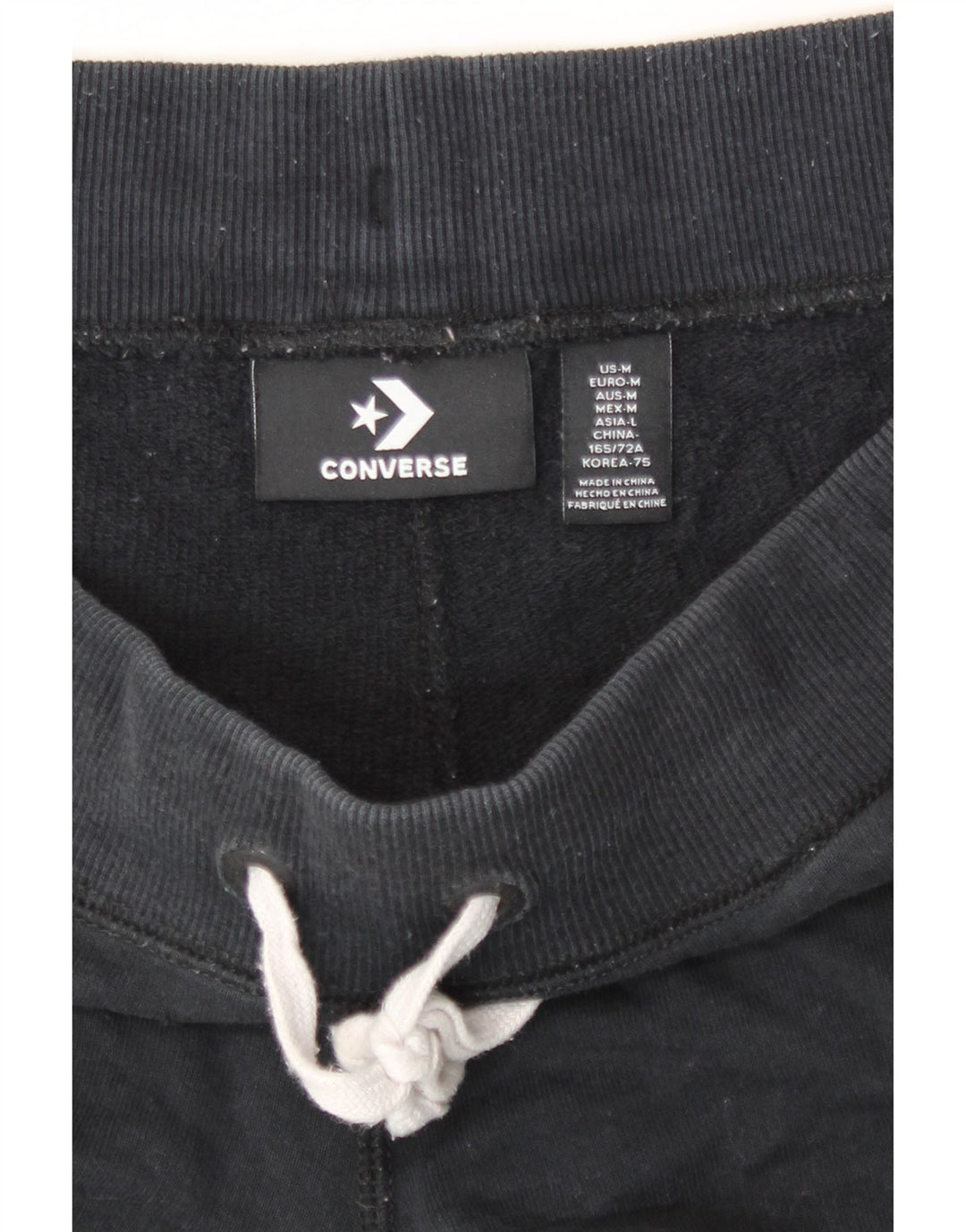 Женские спортивные шорты Converse UK 14, средний черный хлопок, черный