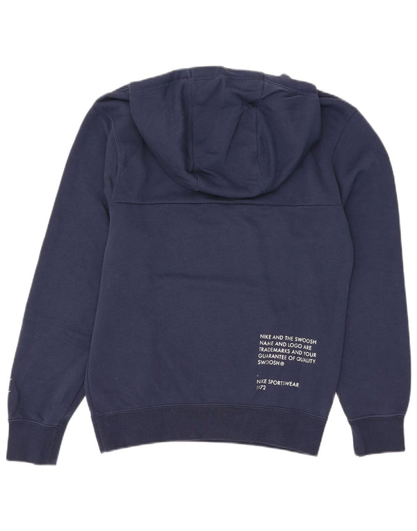 Мужской джемпер с капюшоном Nike Swoosh XS, темно-синий, хлопок